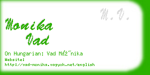 monika vad business card